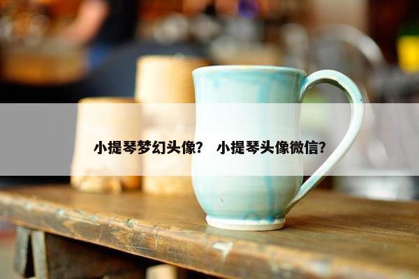 小提琴梦幻头像？ 小提琴头像微信？