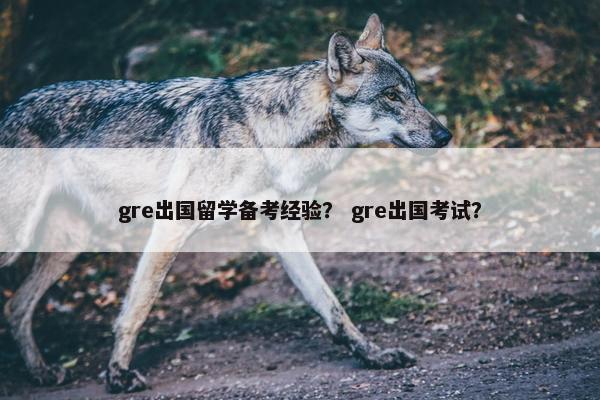 gre出国留学备考经验？ gre出国考试？