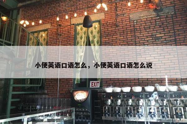 小便英语口语怎么，小便英语口语怎么说