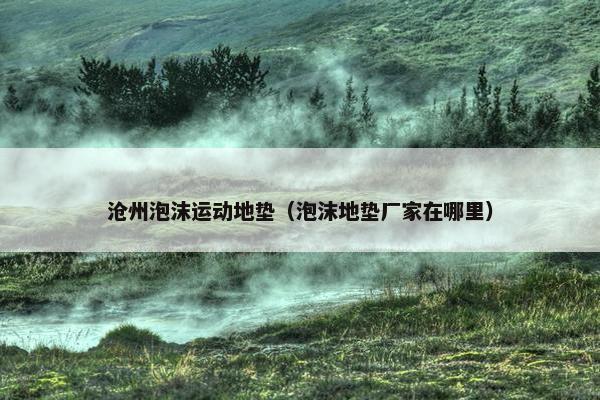 沧州泡沫运动地垫（泡沫地垫厂家在哪里）