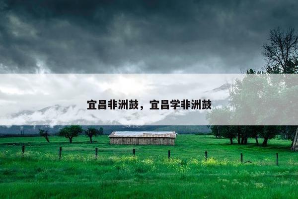 宜昌非洲鼓，宜昌学非洲鼓