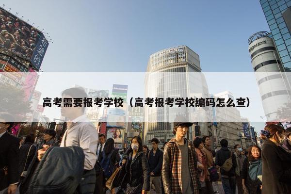 高考需要报考学校（高考报考学校编码怎么查）