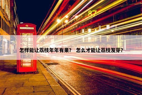 怎样能让荔枝年年有果？ 怎么才能让荔枝发芽？