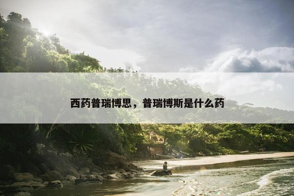 西药普瑞博思，普瑞博斯是什么药
