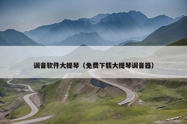 调音软件大提琴（免费下载大提琴调音器）