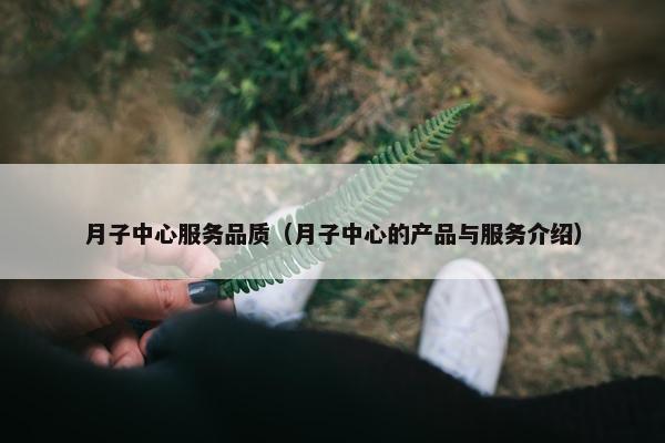 月子中心服务品质（月子中心的产品与服务介绍）