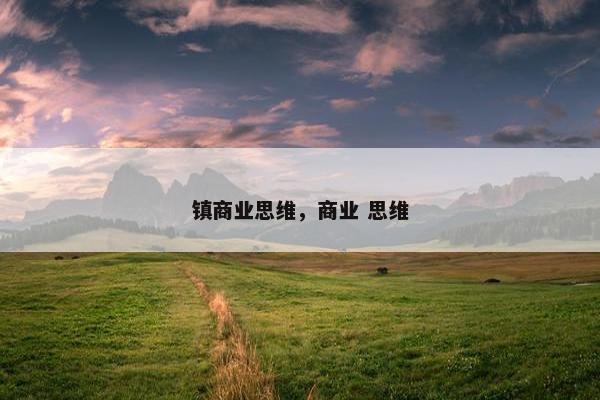镇商业思维，商业 思维