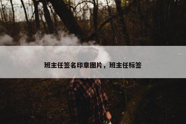 班主任签名印章图片，班主任标签