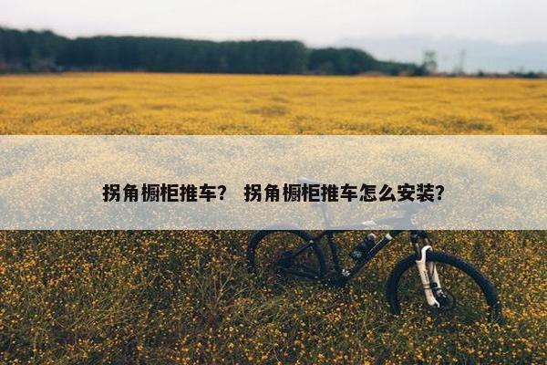 拐角橱柜推车？ 拐角橱柜推车怎么安装？