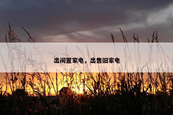 出闲置家电，出售旧家电
