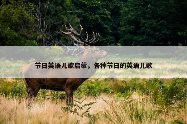 节日英语儿歌启蒙，各种节日的英语儿歌
