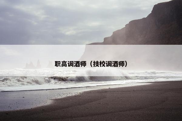 职高调酒师（技校调酒师）