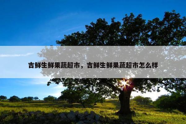 吉鲜生鲜果蔬超市，吉鲜生鲜果蔬超市怎么样