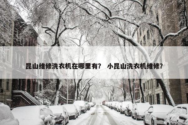 昆山维修洗衣机在哪里有？ 小昆山洗衣机维修？